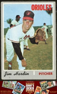 1970 Topps Jim Hardin 656 Baltimore Orioles - Imagen 1 de 2