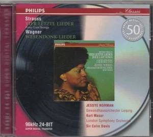 STRAUSS - WAGNER - NORMAN - MASUR - DAVIS - VIER LETZTE LIEDER - PHILIPS CD - Bild 1 von 3