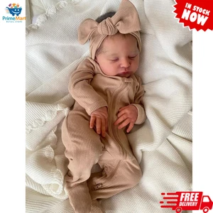Reborn Baby Puppen Silikon Ganzkörper 20 Zoll Realistisch Newborn Baby - Bild 1 von 6