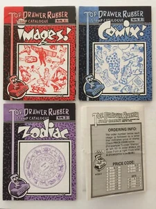 Art Spiegelman & F Mouly 1979 Top Drawer Rubber Stamp Catalogues #1, #2, #3 Raw - Picture 1 of 12