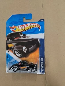 2011 HW RACING Hot Wheels Black '41 WILLYS #152 Die Cast #A4 - Picture 1 of 2