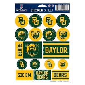 Baylor Bears Vinyl Die-Cut Sticker Set / Decal Sheet *Free Shipping - Picture 1 of 1