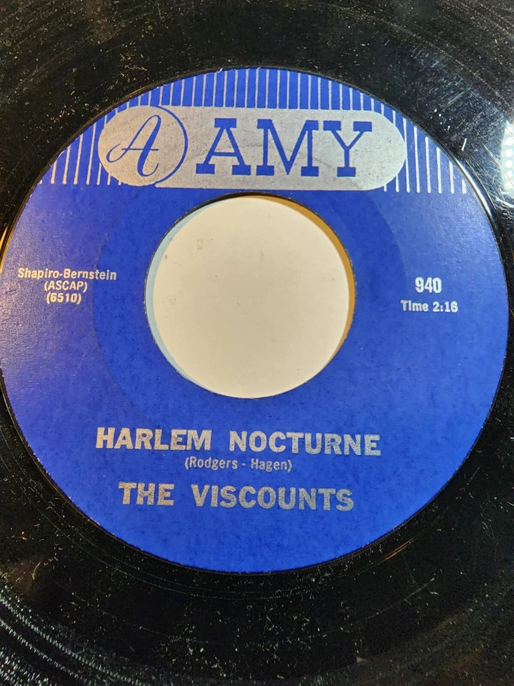 THE VISCOUNTS: HARLEM NOCTURNE / DIG  45 RPM - AMY VG F196 Foto 1 de 1