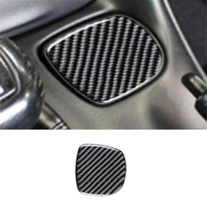 For Chevrolet Corvette C5 Carbon Fiber Center Cupholder Water Panel Cover Trim - Picture 1 of 11