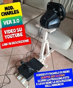 Postazione guida simulatore simracing F1 per sofà Mod. CHARLES. Ps4 Ps5 Xbox PC. - Imagen 1 de 13