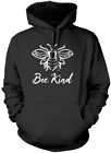 Bee Kind  Unisex Hoodie Kindness Bees Manchester Be Kind Mental Health