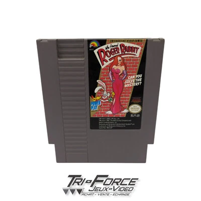 Who Framed Roger Rabbit Nintendo NES Authentic Cart, Tested ! Free Shipping - Image 1 of 2
