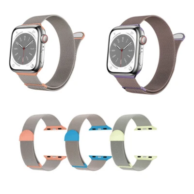 Strap Band For Apple Watch 9 8 7 6 5 SE Ultra 2 Magnetic Stainless Steel - Image 1 of 4