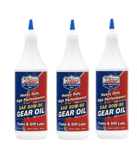 Lucas Oil SAE 80W/90 Gear Trans & Diff Differential Oil 10043 (3 Quarts) - Picture 1 of 2