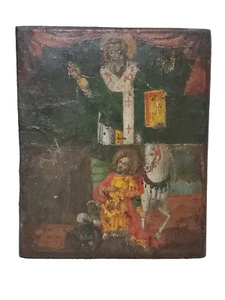 Icone Grec - XIXème - Foto 1 di 11