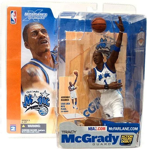 Tracy McGrady Orlando Magic NBA McFarlane Action Figure NIB T-MAC new in box Cover