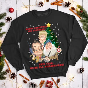 Trains and Automobiles Christmas Jumper Ugly Mens and Womens Sweatshirts #MC - Picture 1 of 29