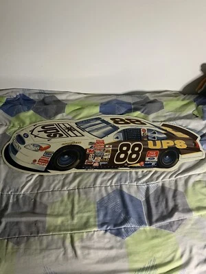 Letrero de pared de plástico vintage 1997 Dale Jarrett #88 UPS NASCAR 36"x12,5" mancave Foto 1 de 4