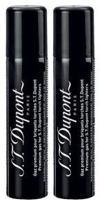 2 x S.T. DUPONT Gas schwarz 75 ml Liberté, Ligne 2, Ligne 2 Torch, The Wand