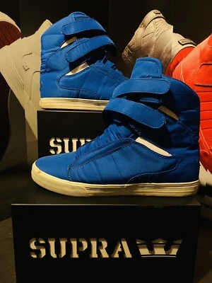 Supra TK Society Nylon Azul Real Talla 13 Zapatillas altas Zapatos Foto 1 de 4