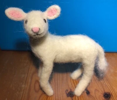 Lamb Needle felting kit (Beginner to Intermediate) by Gillmakes - Image 1 of 4