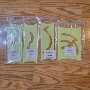 Lot Of 4: Parrs Free Motion Quilting Template Rulers - Picture 1 of 6