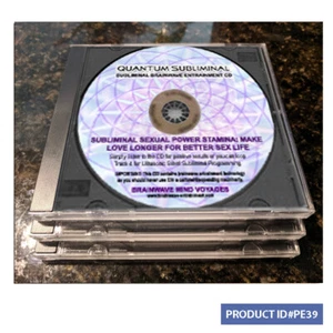 3 SUBLIMINAL NATURAL MALE ENHANCEMENT AID SEXUAL POWER STAMINA BE THE BEST LOVER - Picture 1 of 1