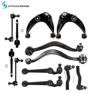 12PCS Front Upper & Lower Control Arms Tie Rod End For FORD FUSION MERCURY MILAN - Picture 1 of 11