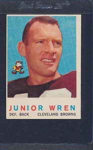 1959 Topps #169 Junior Wren Browns VG *686