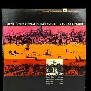 The Krainis Consort, Music in Shakespeare's England, Vinyl Promotional Copy - Imagen 1 de 7