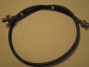 BNC male -BNC female Bulkhead RG-62A/U coax; 92 ohm; 24 inch - Picture 1 of 1
