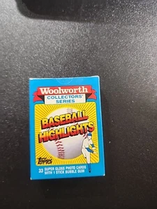 1988 Topps Woolworth Collectors Series Baseball Hightlights Complete Set NIP - Picture 1 of 2