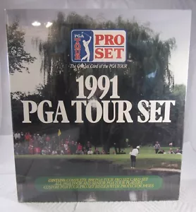 1991 PRO SET RACCOGLITORE CON PAGINE E SET COMPLETO 285 CARTE PGA TOUR GOLF SET - Foto 1 di 2