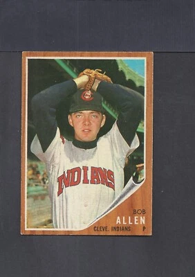 1962 TOPPS #543 BOB ALLEN-1--SP--HIGH #--BV $30-INDIANS-NO CREASES-EX/MT/NR/MT++ - Image 1 of 2