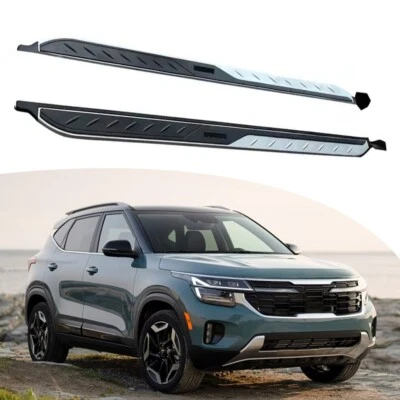 2pcs Running Boards Side Step fit for KIA SELTOS 2019-2025 Nerf Bar accessories - Image 1 of 4