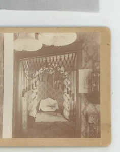 Dekoriertes Wohninterieur antikes Telefon Iowa IA Stereoansicht - Bild 1 von 3