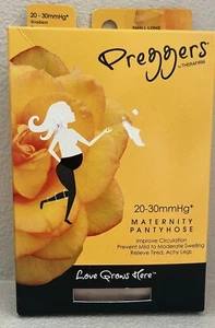 Preggers Therafirm Maternity Compression Pantyhose 20-30mmHg Small Long Natural - Picture 1 of 3