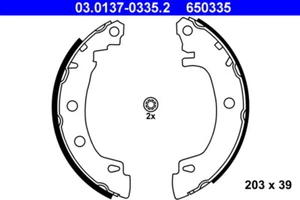Kit ganasce freno 650335 03.0137-0335 RENAULT - Imagen 1 de 1