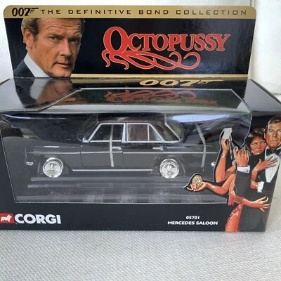 CORGI TOYS 2001 DIECAST 05701 - JAMES BOND OCTOPUSSY MERCEDES SALOON MINT - Image 1 of 4