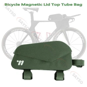 Bicycle Bag Waterproof Cycling Top Front Tube Frame Bag Magnetic For MTB Road  - Picture 1 of 13