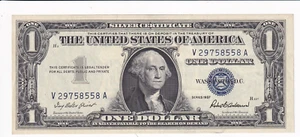 U.S. Fr 1619, $1 Silver Certificate, Series 1957, Unc (S34506) - Picture 1 of 2