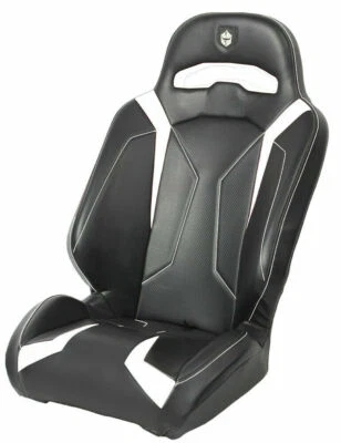 Pro Armor LE Front / Rear Suspension Vinyl Seat White Black Polaris RZR All - Image 1 of 2