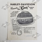 Original 1950 Harley-Davidson Presents the "King" Saddle Bag