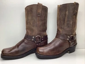 WOMENS DURANGO HARNESS MOTORCYCLE BROWN BOOTS SIZE 9.5 M - Picture 1 of 8