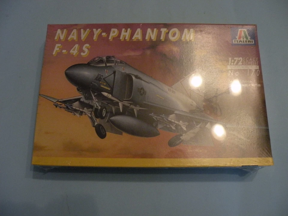 ITALERI NAVY PHANTOM F-4S BLISTERATO/SIGILLATO/SEALED - Immagine 1 di 1