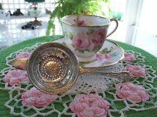 Sterling Silver Tea Strainer  WALLACE STERLING   ROSEPOINT   Pattern