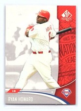 2006 SP Authentic Ryan Howard #70   Philadelphia Phillies