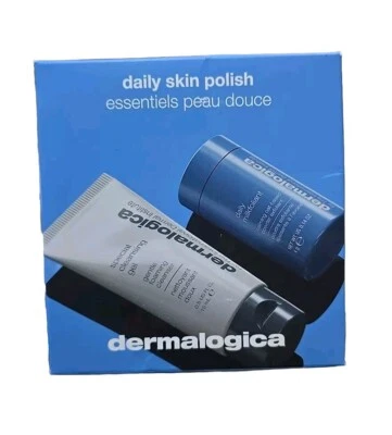 Dermalogica Daily Skin Polish dúo - Kit especial limpiador y foliante de leche nuevo en caja Foto 1 de 2