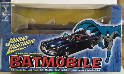 JOHNNY LIGHTNING BATMOBILE 1960'S DIECAST 1:24 NEW UNOPENED - Image 1 of 4