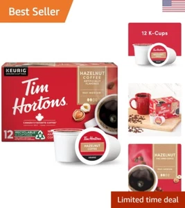 Medium Roast Hazelnut Flavored Coffee - 12ct K-Cup Pods - Compatible with Keurig - Picture 1 of 9
