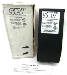 SLV X600SOD 600w Low Voltage 12/24 VAC Lighting Transformer (Input: 120VAC 60Hz) - Picture 1 of 8