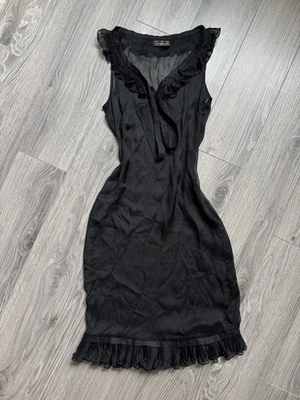 Fendi Roma Sheer Ruffle Detail Silk Chiffon Slipdress - Image 1 of 4