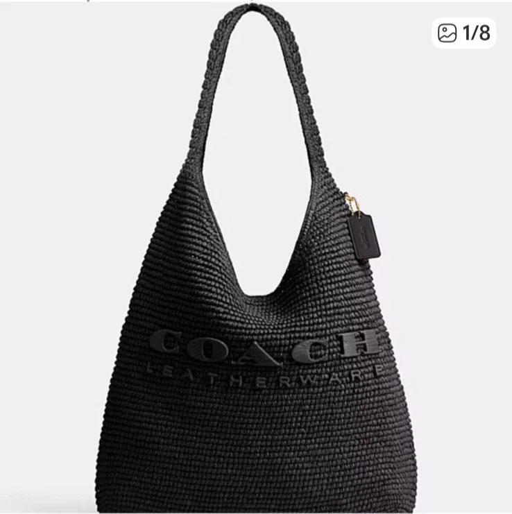 Coach Brooklyn 39 pajita negra Foto 1 de 4