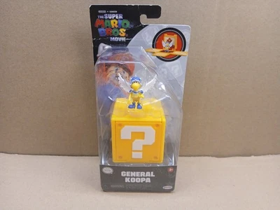 "Minifigura General Koopa de 1"" de la película de Super Mario Bros con caja de preguntas nueva" Foto 1 de 4