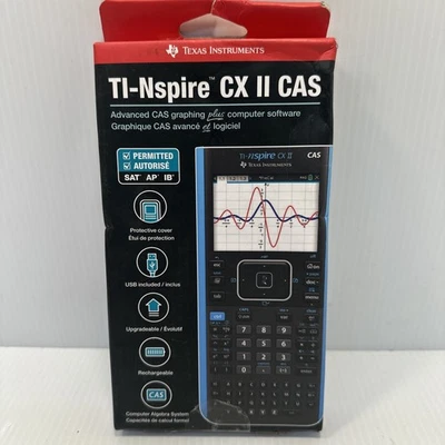 Nova calculadora gráfica Texas Instruments TI-Nspire CX II CAS - Imagem 1 de 2